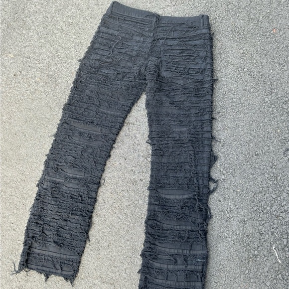 Distressed Black Jeans - Picture 2 of 2